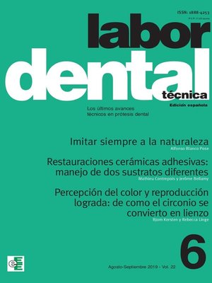 cover image of Labor Dental Técnica Volume22 Ago-Sep 2019 nº6